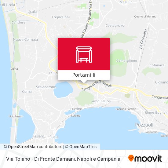 Mappa Via Toiano - Di Fronte Damiani