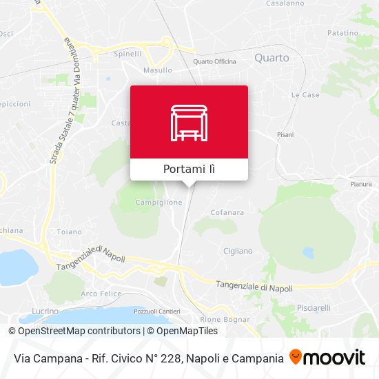 Mappa Via Campana - Rif. Civico N° 228