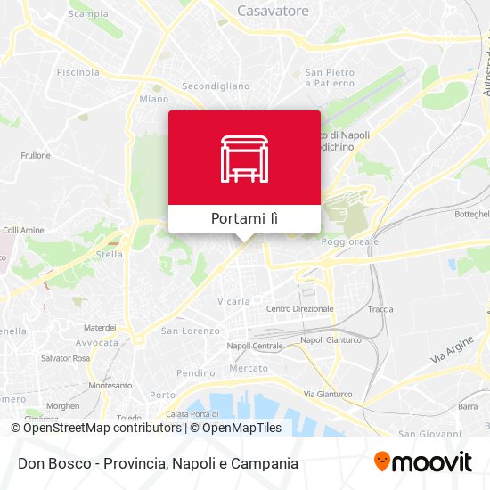 Mappa Don Bosco - Provincia