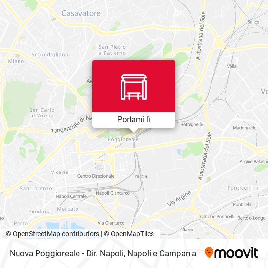 Mappa Nuova Poggioreale - Dir. Napoli