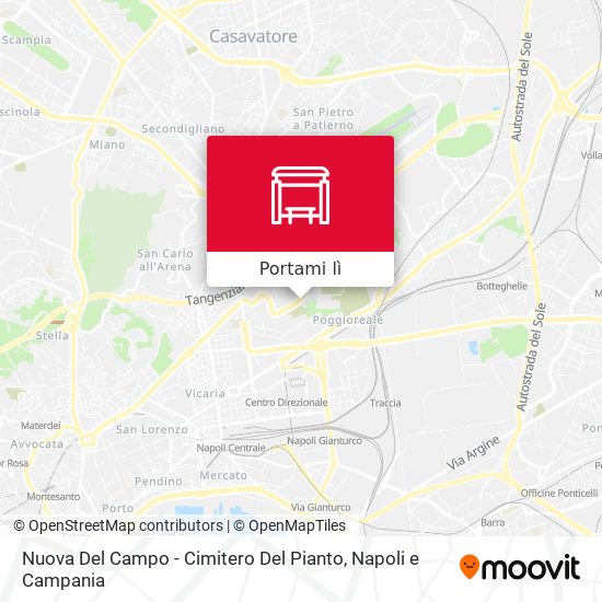 Mappa Nuova Del Campo - Cimitero Del Pianto