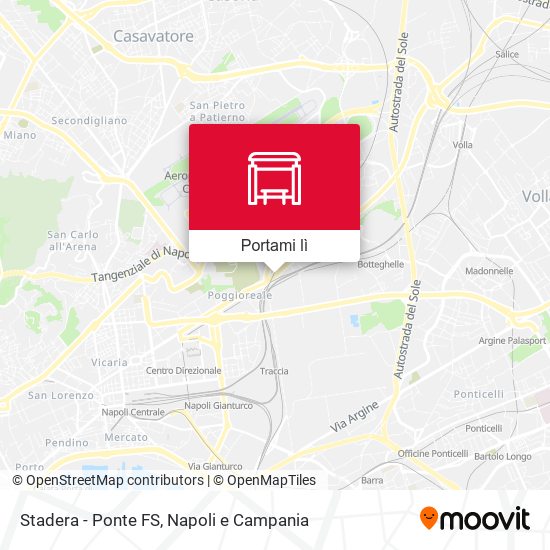 Mappa Stadera - Ponte FS