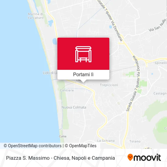Mappa Piazza S. Massimo - Chiesa