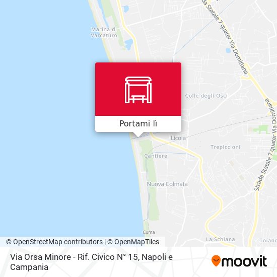 Mappa Via Orsa Minore - Rif. Civico N° 15