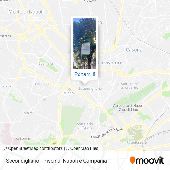 Mappa Secondigliano - Piscina