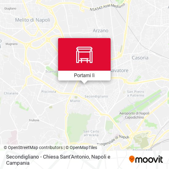 Mappa Secondigliano - Chiesa Sant'Antonio