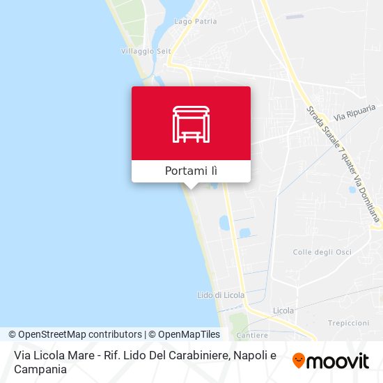 Mappa Via Licola Mare - Rif. Lido Del Carabiniere