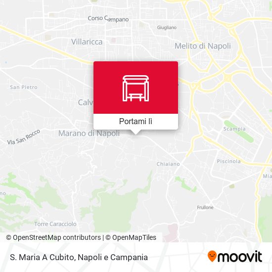 Mappa S. Maria A Cubito
