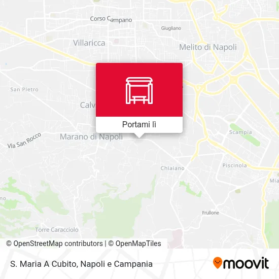 Mappa S. Maria A Cubito