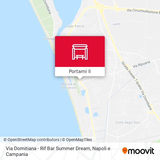 Mappa Via Domitiana - Rif Bar Summer Dream