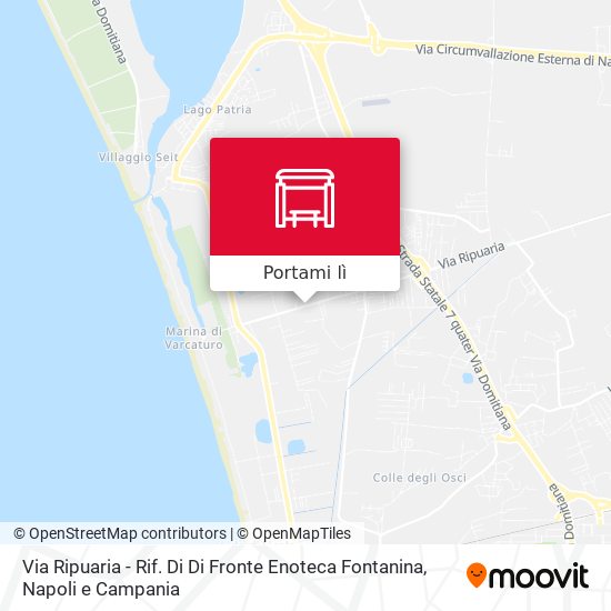 Mappa Via Ripuaria - Rif. Di Di Fronte Enoteca Fontanina