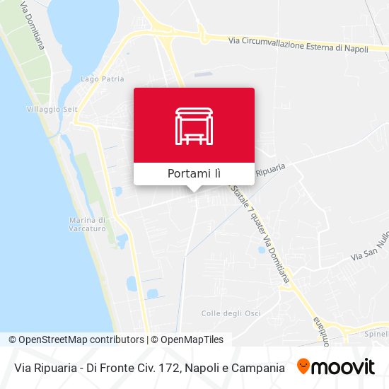 Mappa Via Ripuaria - Di Fronte Civ. 172