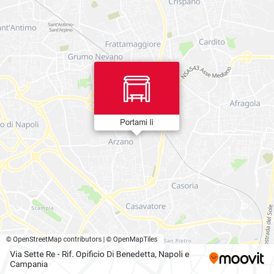 Mappa Via Sette Re - Rif. Opificio Di Benedetta