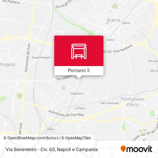 Mappa Via Benevento - Civ. 60