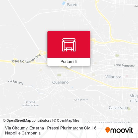 Mappa Via Circumv. Esterna - Pressi Plurimarche Civ. 16