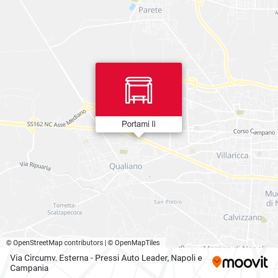 Mappa Via Circumv. Esterna - Pressi Auto Leader