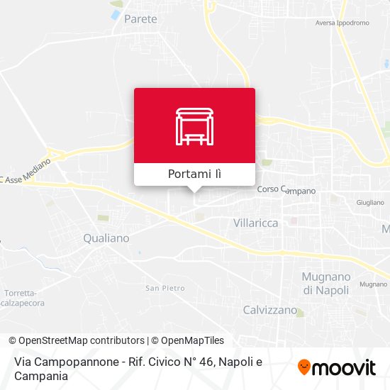 Mappa Via Campopannone - Rif. Civico N° 46