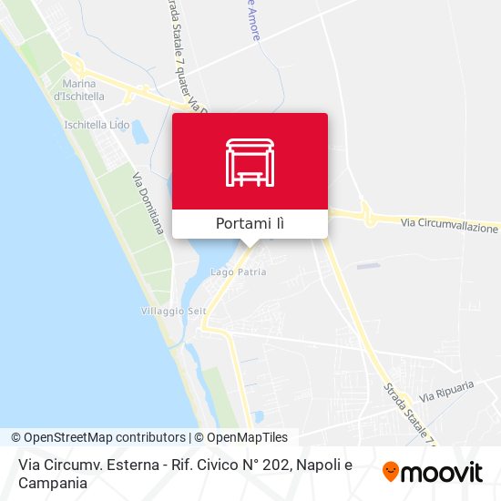 Mappa Via Circumv. Esterna - Rif. Civico N° 202