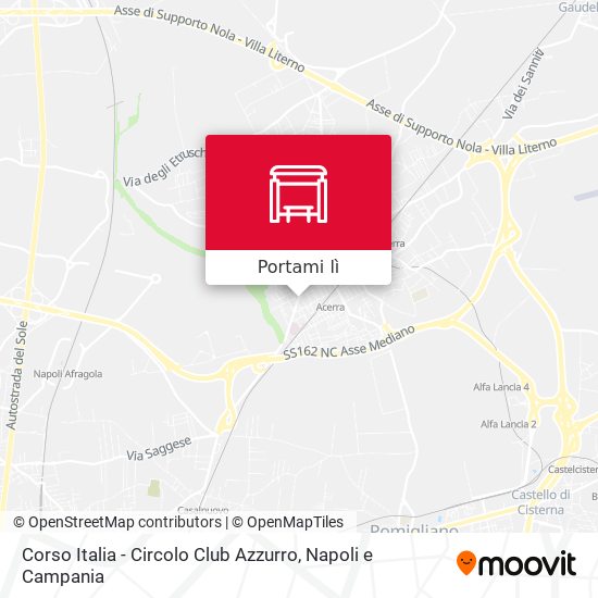 Mappa Corso Italia - Circolo Club Azzurro