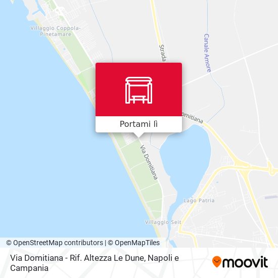Mappa Via Domitiana - Rif. Altezza Le Dune