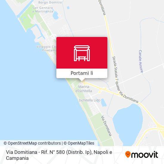 Mappa Via Domitiana - Rif. N° 580 (Distrib. Ip)