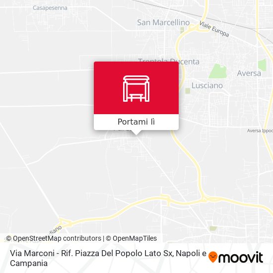 Mappa Via Marconi - Rif. Piazza Del Popolo Lato Sx