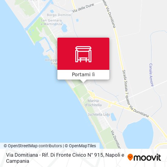 Mappa Via Domitiana - Rif. Di Fronte Civico N° 915