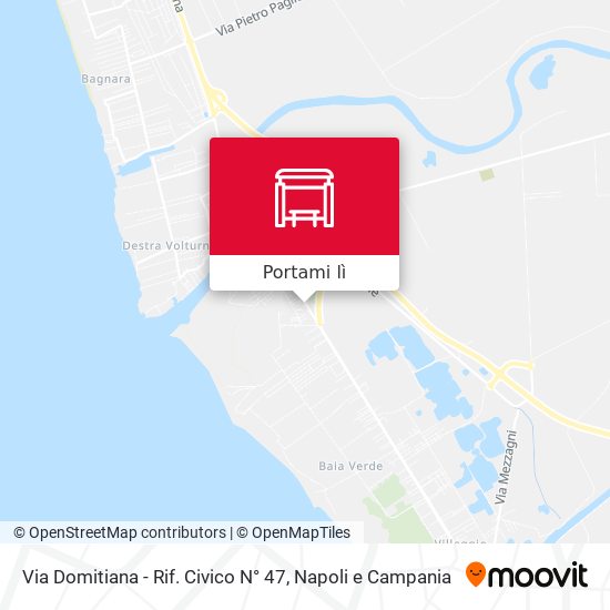 Mappa Via Domitiana - Rif. Civico N° 47