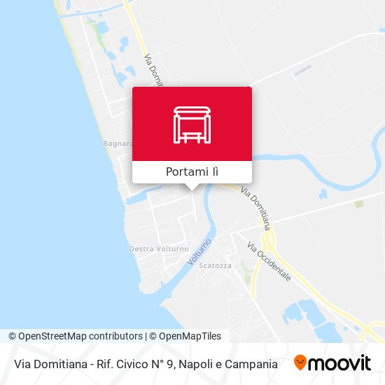 Mappa Via Domitiana - Rif. Civico N° 9