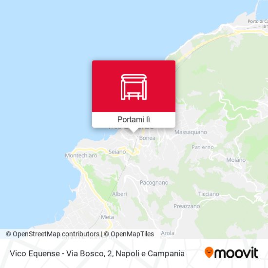 Mappa Vico Equense - Via Bosco, 2