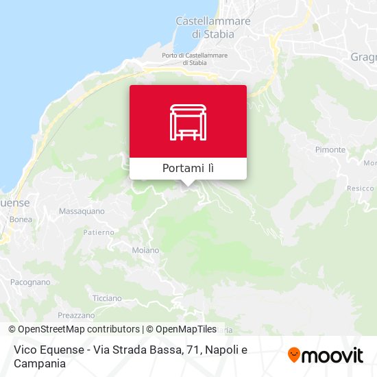 Mappa Vico Equense - Via Strada Bassa, 71