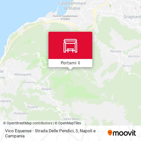 Mappa Vico Equense - Strada Delle Pendici, 3