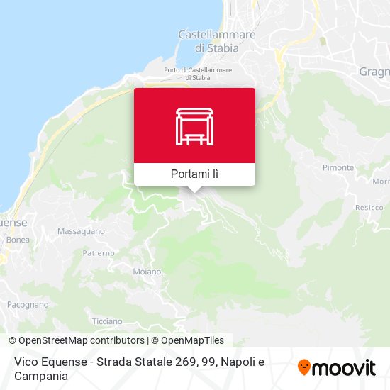 Mappa Vico Equense - Strada Statale 269, 99