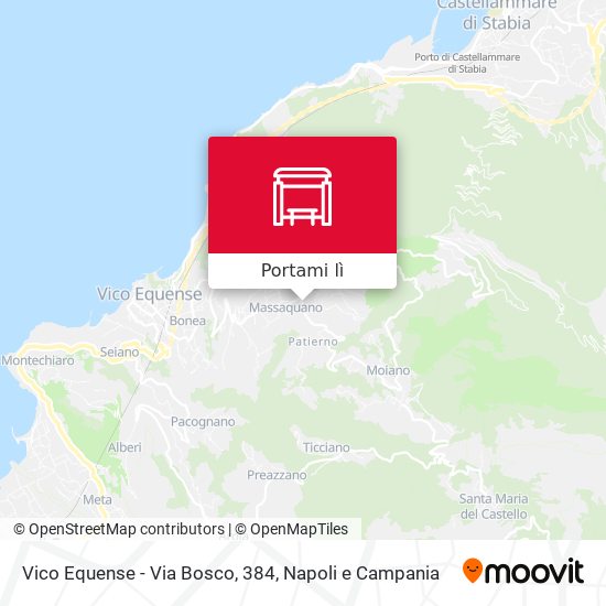 Mappa Vico Equense - Via Bosco, 384
