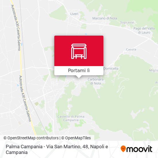 Mappa Palma Campania - Via San Martino, 48