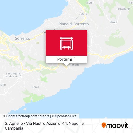 Mappa S. Agnello - Via Nastro Azzurro, 44