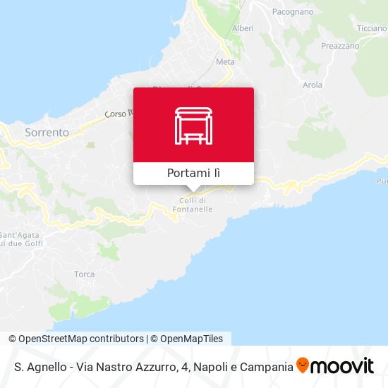 Mappa S. Agnello - Via Nastro Azzurro, 4