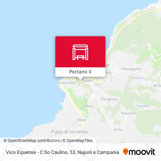 Mappa Vico Equense - C.So Caulino, 53