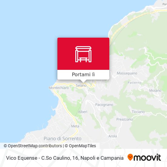 Mappa Vico Equense - C.So Caulino, 16