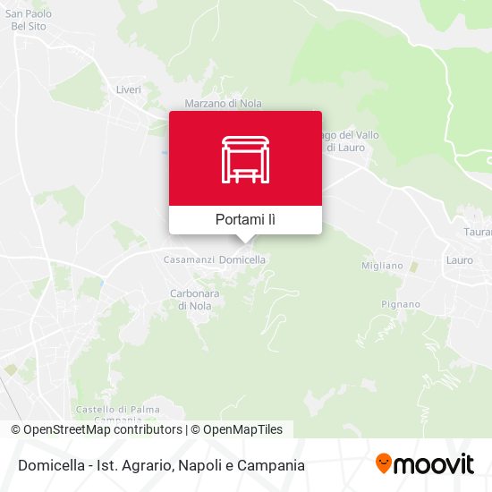 Mappa Domicella - Ist. Agrario
