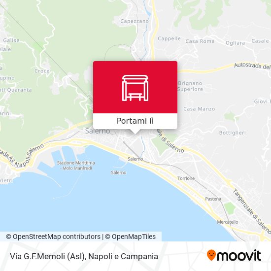 Mappa Via G.F.Memoli (Asl)