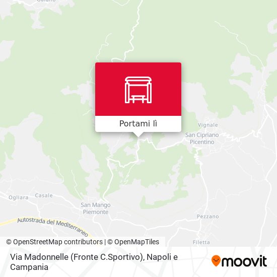 Mappa Via Madonnelle (Fronte C.Sportivo)