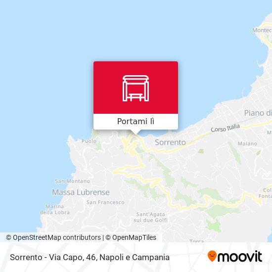 Mappa Sorrento - Via Capo, 46