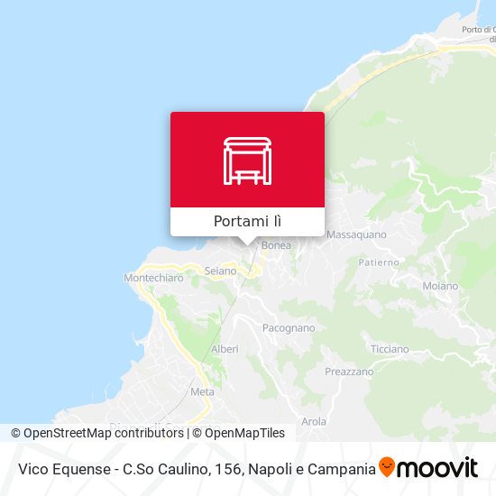 Mappa Vico Equense - C.So Caulino, 156