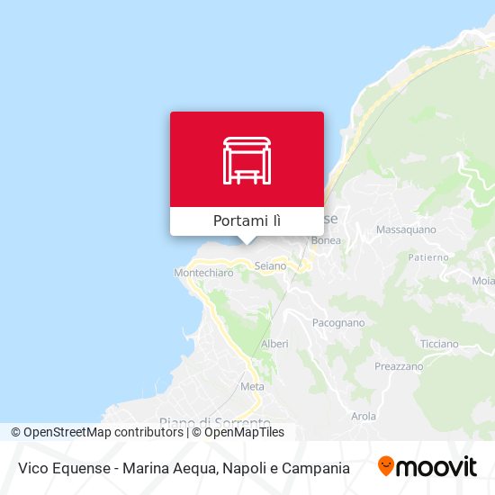Mappa Vico Equense - Marina Aequa