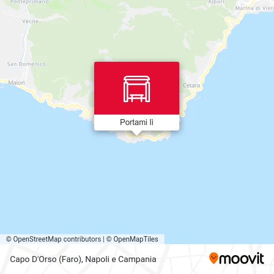 Mappa Capo D'Orso (Faro)