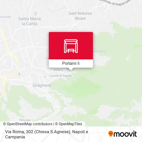 Mappa Via Roma, 302 (Chiesa S.Agnese)