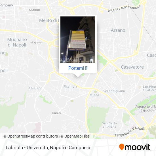 Mappa Labriola - Università