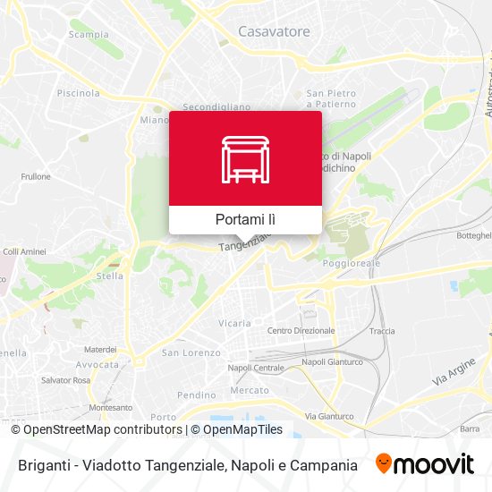 Mappa Briganti - Viadotto Tangenziale