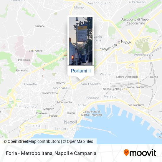 Mappa Foria - Metropolitana